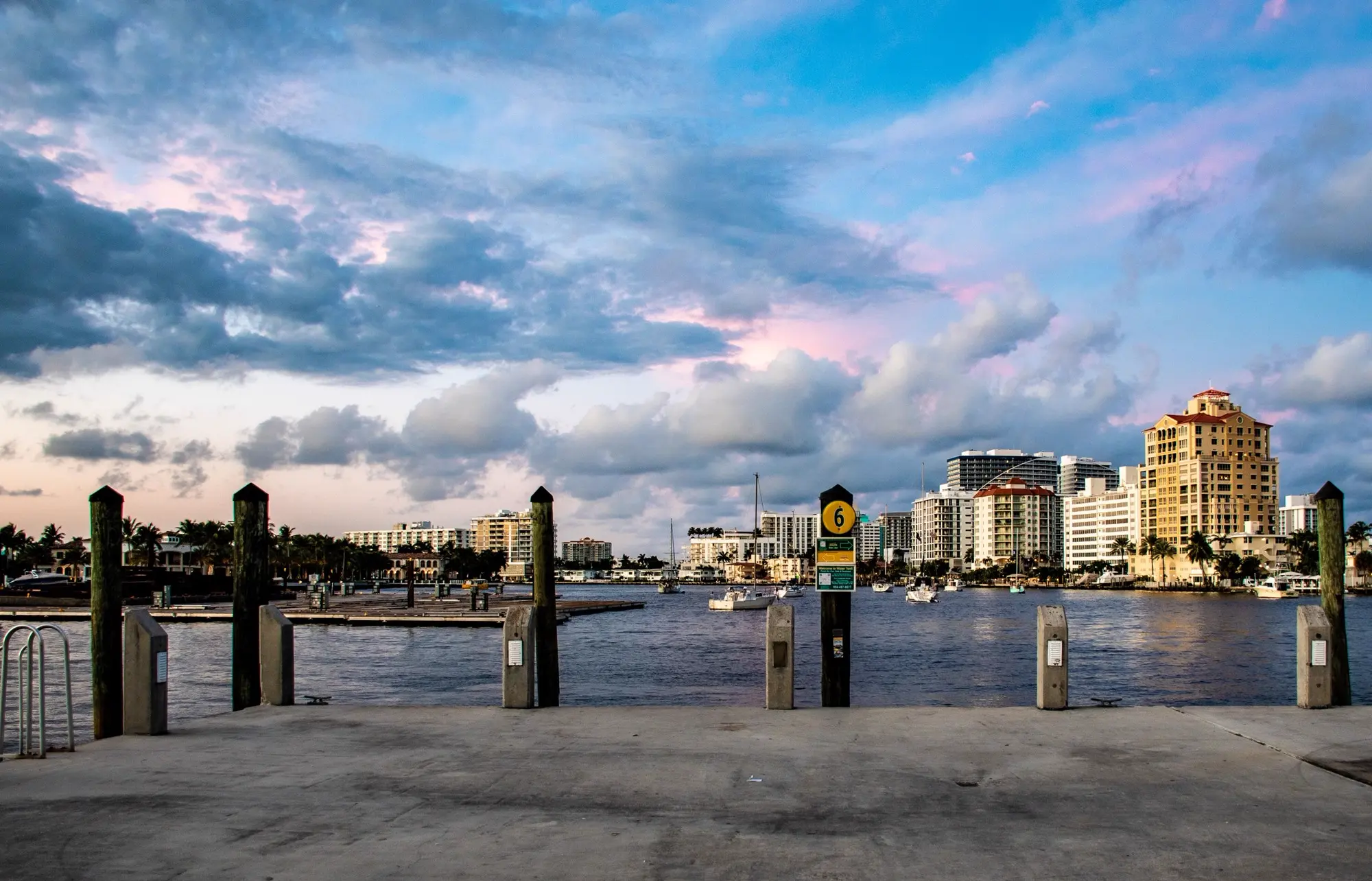 The South Florida coast